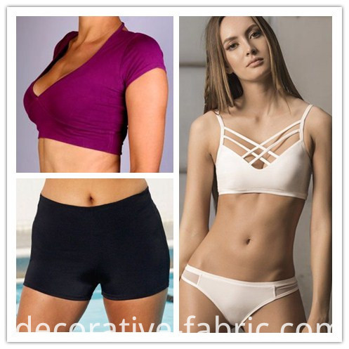 Hot Sale Semi-Gloss Fabric Shapewear Lycra Fabric